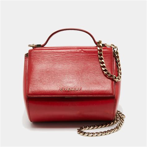 givenchy mini pandora red|Givenchy Pandora box.